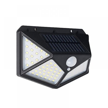 Outdoor Solar Light, Wireless Ip65 Waterproof Wall Light, 100 Led/3 Modes, 270 Lighting Angle Motion Sensor Security Light Yst-a825