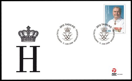 Grønland - Prins Henrik 75 år - Førstedagskuvert