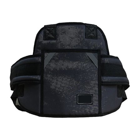 Åndbar børns motorcykel sikkerhedssele barn sele sød tegneserie sele til motorcykel(sort)