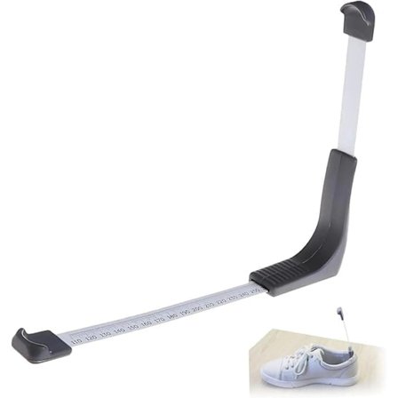 Skomåler, Fodmåler til børn og voksne – Justerbart fodmålingsværktøj 11–32 cm til sko og fødder