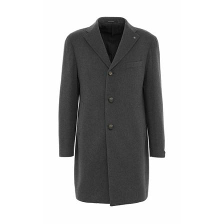 Tagliatore, Coat Cfbm 13X 350001 G5053 22 Szary, Mężczyzna, Rozmiar: L