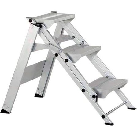 Zarges Z500 Compactbocken Stegpall 3 steg, Stegar