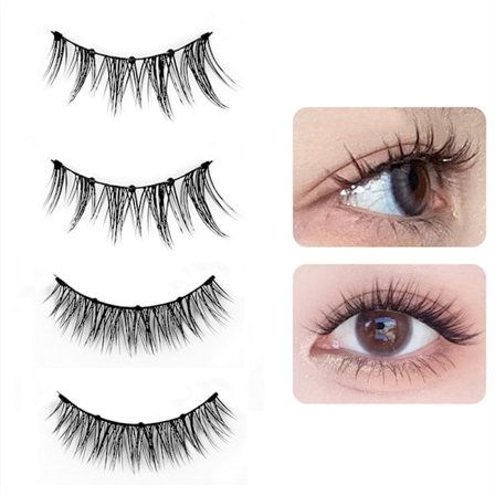 Magneettiset uudelleenkäytettävät tekoripset applikaattorilla, 2 paria malli 2