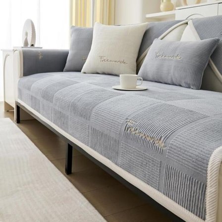 (70x150cm) Hörnsoffa Överdrag - Quiltad, Möbelöverdrag 3 Sits