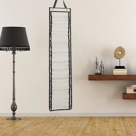 Vinylrullholder Vinylrull Oppbevaringsstativ Veggmontering/Over Døren 24 Rom Vinylrullarrangør Transparent Vinylholder