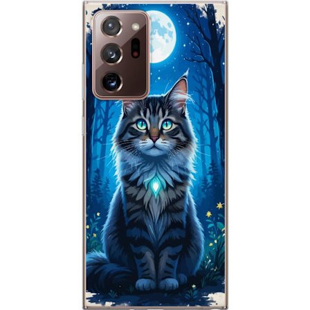 Yhteensopiva Puhelinkuori Samsung Galaxy Note20 Ultra Katt månsken