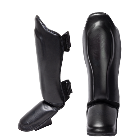 Gorilla Wear Gear Mosby Shin Guards, Black