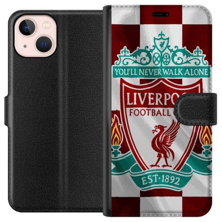 Kompatibel Tegnebogsetui til Apple Apple iPhone 13 Liverpool FC