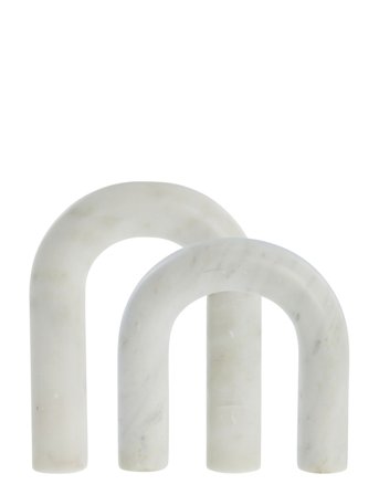 Lene Bjerre Ellia Lanterne - White - 25.5X19.5X5CM;19.5X19X5.5CM