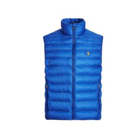 Ralph Lauren Sleeveless down jacket , Blauw , Heren , Maat: L