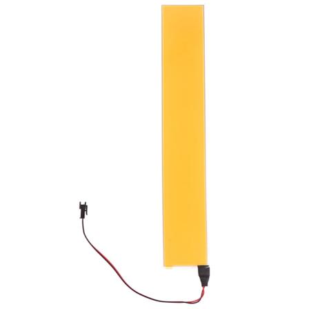 Fleksibel EL Light Panel Elektroluminescerende Baglys Strip Lam Yellow 1Pc