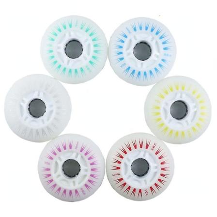4 kpl Flash Inline Skate Wheels 90a Led Lighting luistelupyörät