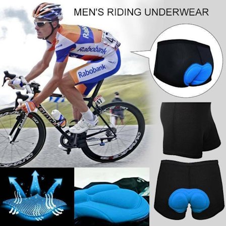 3D vadderade underkläder för män, cykelshorts, cykelväg Mountain B