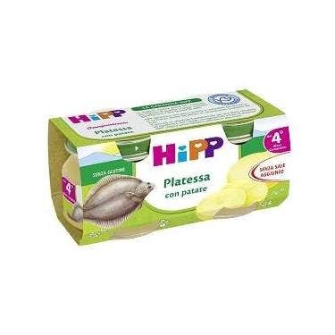 Hipp Bio Omogeneizzato Platessa Patate 4M+ 2x80g