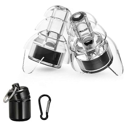 For Zound ørepropper til koncerter, ørepropper til motorcykel, for Zound ørepropper til musikere med bæretaske