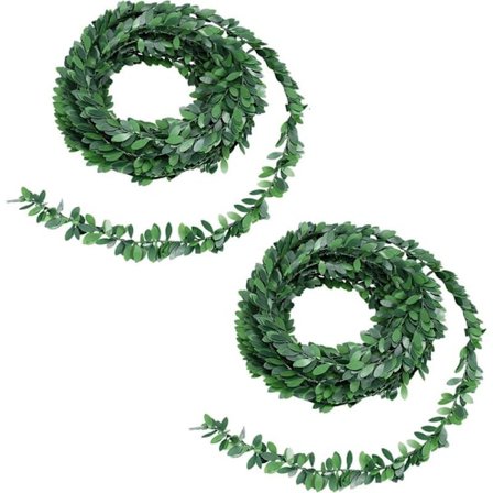 Pieces 7,5M Konstgjord Lövgirlang Konstgjord Murgrönekrans Konstgjorda Rankor för Dörrfönster Väggfönster Fest Heminredning Bröllop