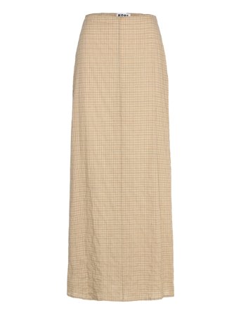 Hope | Read Skirt Beige Check Voile | 38