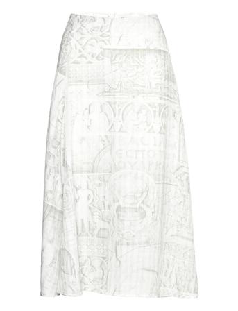 Ivy Print Skirt 22-02 White HOLZWEILER