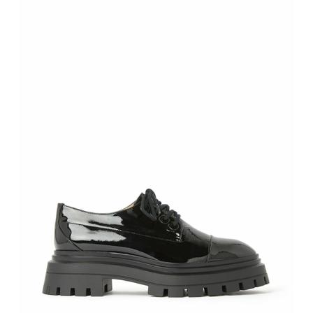 Stuart Weitzman, Bedford Oxford Shoes Zwart, Dames, Maat:38 EU