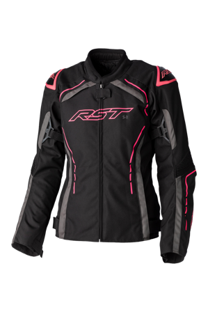 RST S1 Tex Women's Motorcycle Jacket Neon Pink 16