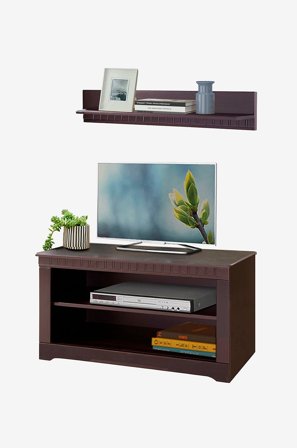 Loft24 - Lav skænk Clarissa 1 hylde - Brun - Tv-bænke & mediebænke - Fra Homeroom