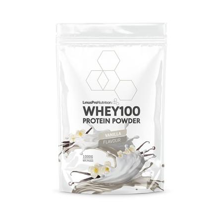 LinusPro Nutrition Whey 100 Proteinpulver, Sport & Velvære, Protein & Energi, Proteinpulver