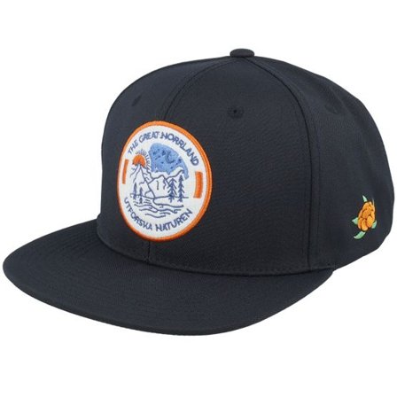 SQRTN - Svart snapback Keps - Naturen Cap Black Snapback @ Hatstore