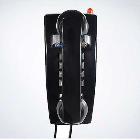 Fasttelefon med ledning, veggmontert telefon med høy ringelyd A