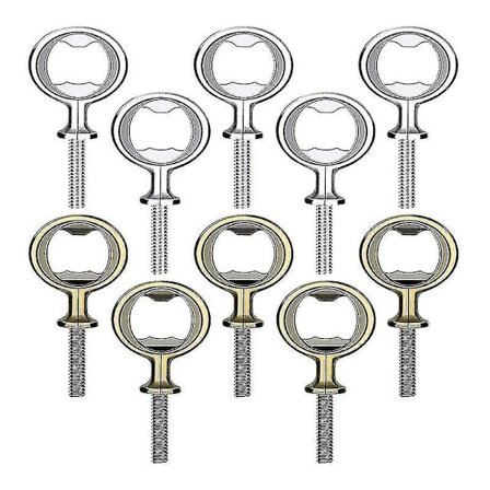 10 kpl Pullonavaaja Aihio Tee-se-itse Olutpullonavaaja Ruostumattomasta teräksestä Litteä Pullonavaaja Lisäosat Sarja Olutpullonavaajan Osat