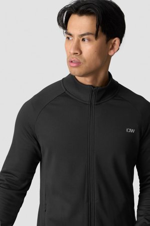 ICANIWILL - Essential Thermal Training Jacket Men Black - Heren - sportkleding van ICIW