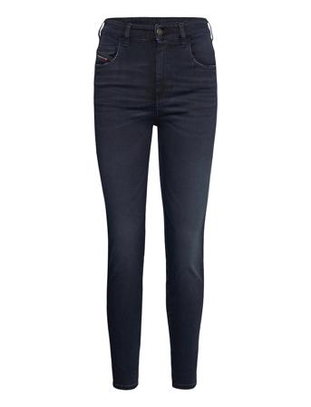 D-Slandy-High Trousers Slim Jeans Blå Diesel Women