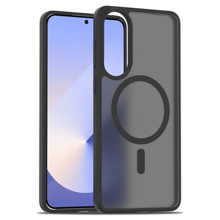 SKALO Samsung S25 Edge Skin-touch Hybrid Cover - Sort