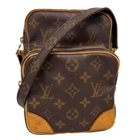 Louis Vuitton Vintage, Pre-owned Bag Bruin, Dames, Maat:ONE Size,leer