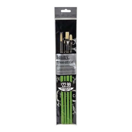 Liquitex Freestyle Traditional Brush 4-set