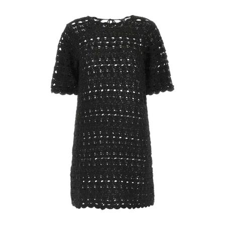 Ganni, Short Dresses Czarny, Kobieta, Rozmiar: M