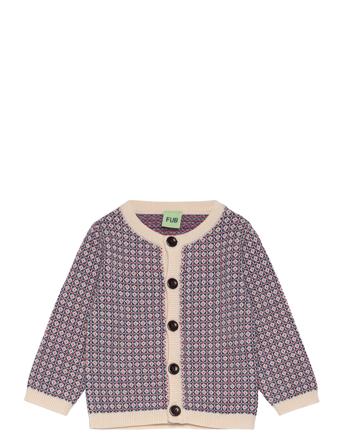 Baby Nordic Cardigan Tops Knitwear Cardigans Multi/patterned FUB