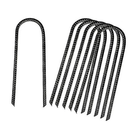 8 st Trampolinpinnar U-formade Ankare Tunga Metallfästen Spik Azul