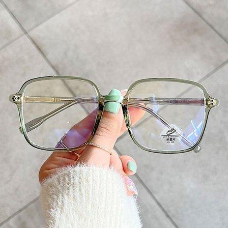 Anti-blått lys briller Overdimensjonerte briller GRØNN