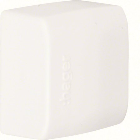 Hager ATA122069016 Ändstycke för minikanal, 13x24 mm, Installationsmaterial