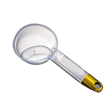 Transparent Mätssked för Ris 180ML Långt Handtag med Klämma för Hemmaköket