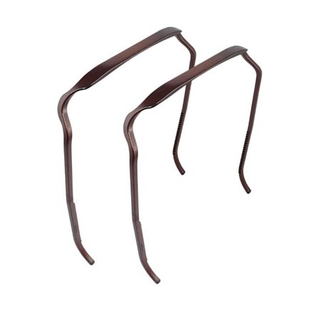 1 st Invisible Hair Hoop Hår Pannband SVART Black