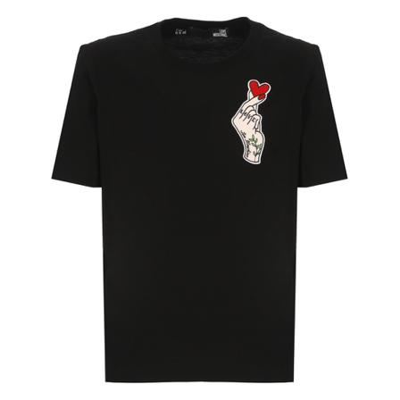 Love Moschino T-shirt Sort, Dame