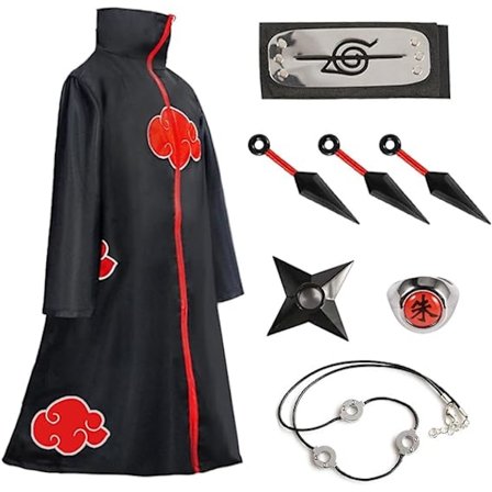 Akatsuki Itachin viitta Cosplay Akatsuki Uchiha Itachin puku