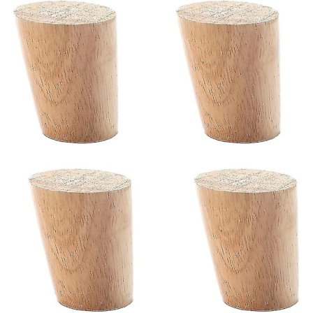 Träfärg 6cm Snedställd Kon Pålitlig Trä Möbler Möbler Ben Soffa Fötter 4st
