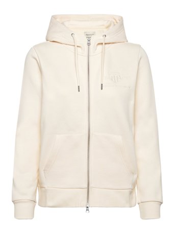 GANT | Reg Tonal Shield Zip Hoodie | XS