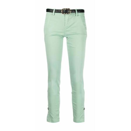Liu Jo, Cropped Trousers Groen, Dames, Maat:W27
