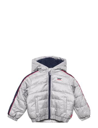Lvb Aop Color Block Puffer I Grey Levi's