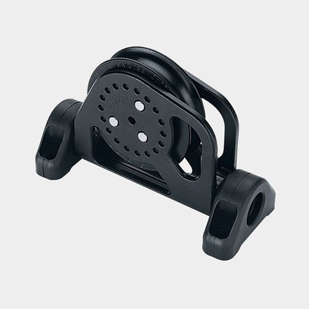 Bozzello da ponte Flip-Flop Small Boat 40 mm, montato sul ponte, a sfere, adatto per cime Ø6 - 10 mm