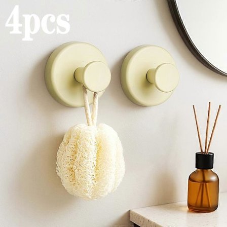 Imukuppikoukku Vahva tyhjiö Kylpyhuoneen imukuppikoukut Vedenpitävä pyyheteline PP Uudelleenkäytettävä seinäripustin kylpytakin ripustamiseen