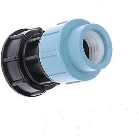 IBC-säiliöadapteri, S60X6 IBC-adapteri 32 mm:n MDPE-suoralla liittimellä, yhteensopiva eurooppalaisten standardien mukaisten IBC-säiliöiden kanssa